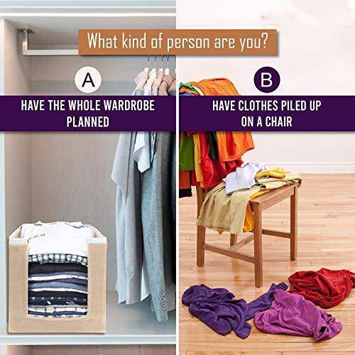 2-Pack Stackable Wardrobe Organizers: Dust-Free, Anti-Wrinkle Clothing Storage