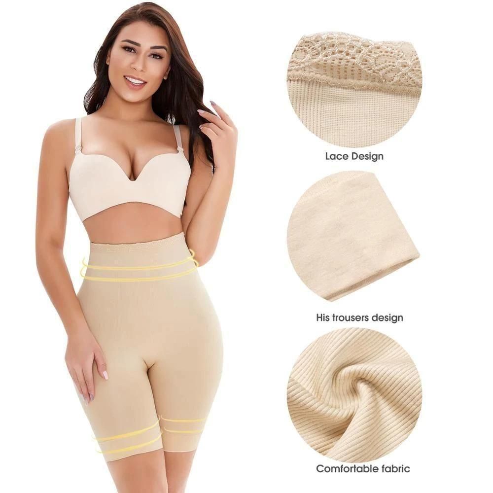 SculptCurve™ 4-in-1 Seamless High-Waist Shaper: Tummy, Back, Thighs & Hips