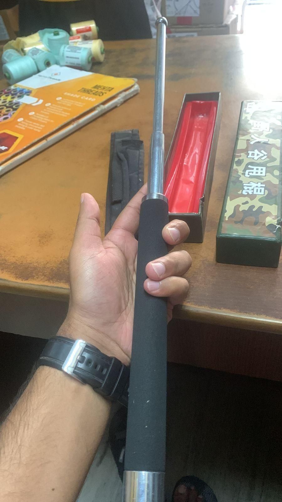 Heavy Metal Extendable Self-Defense Stick (Pack of 1)