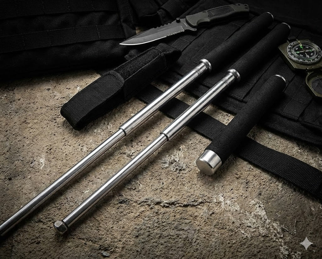 Heavy Metal Extendable Self-Defense Stick (Pack of 1)